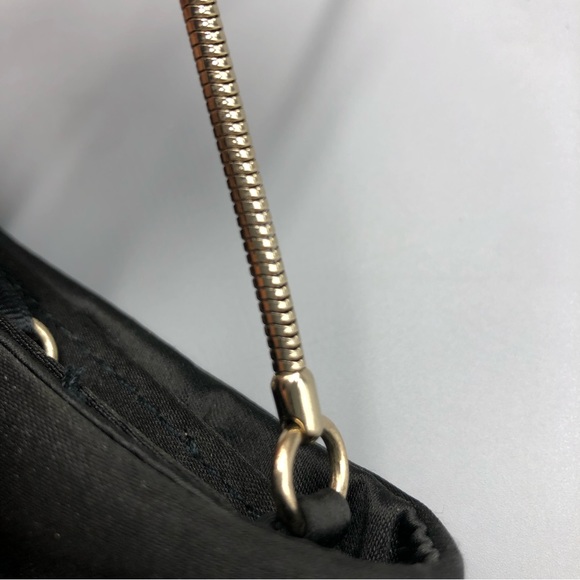 Banana Republic Juliette Black Satin Clutch - Picture 7 of 14